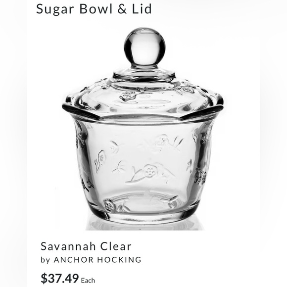 Savannah Anchor Hocking Sugar and Creamer - Picture 7 of 10